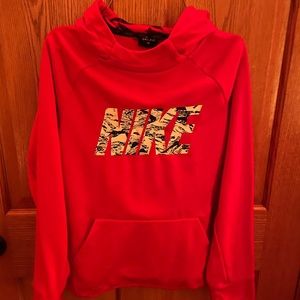 Red youth Nike hoodie